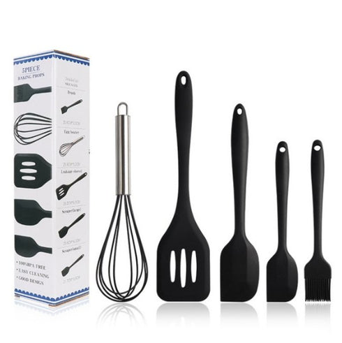 5 Piece Silicon Baking Utensil Set